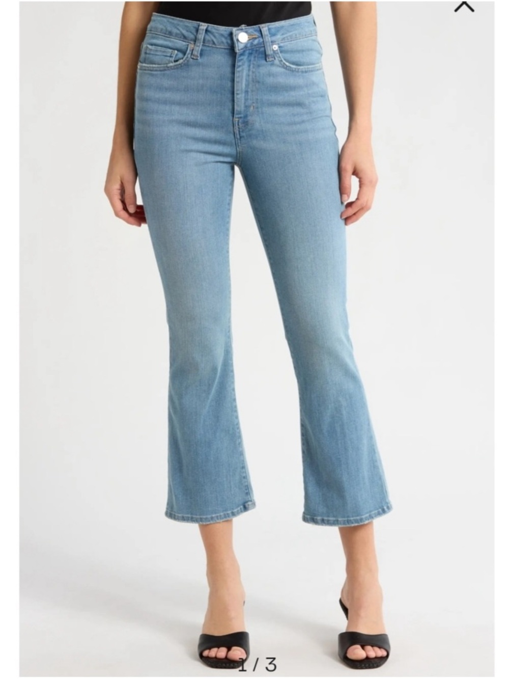 FRAME Le Crop Mini Bootcut Jeans Integrity Wash Size 28
